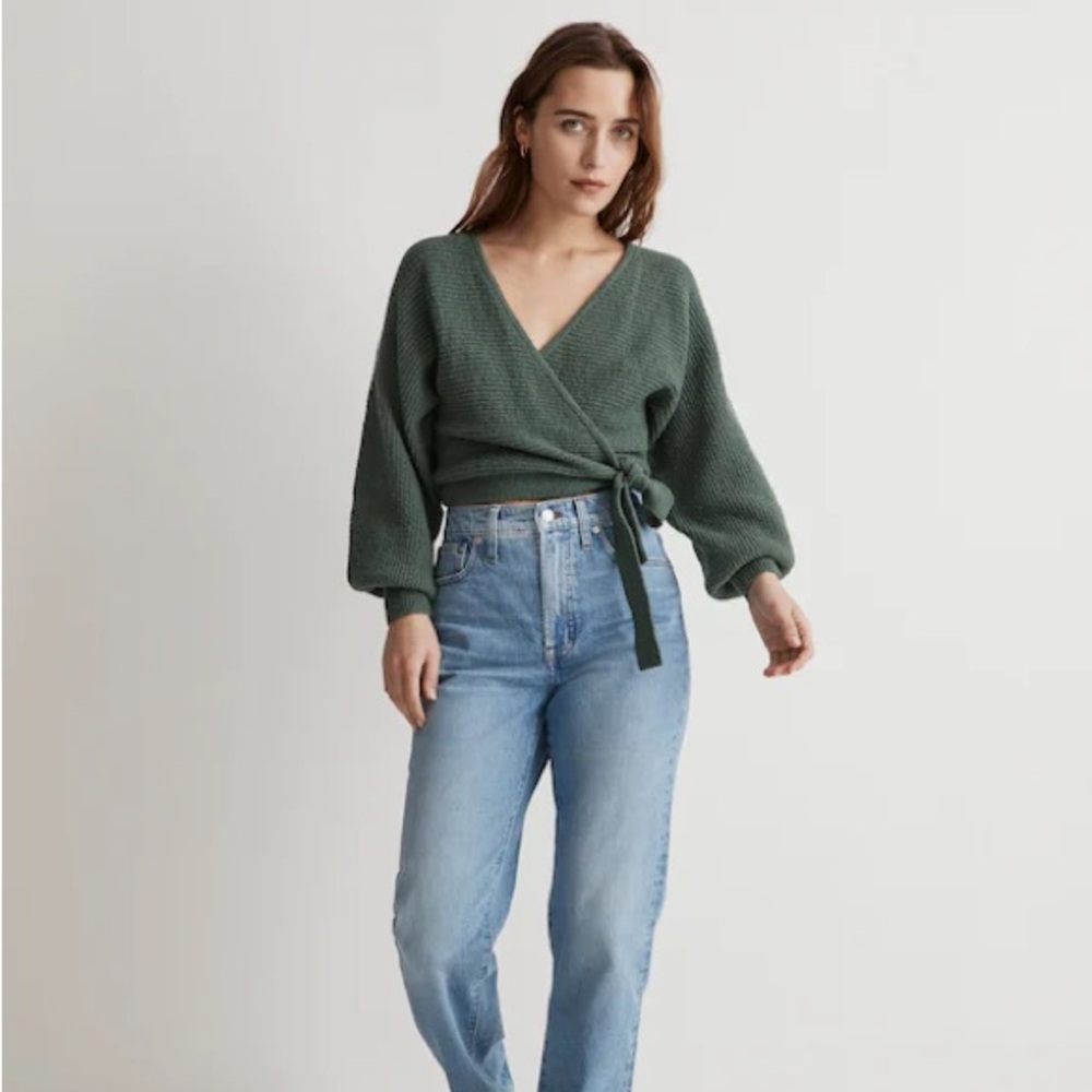 Madewell Pasha Wrap Sweater